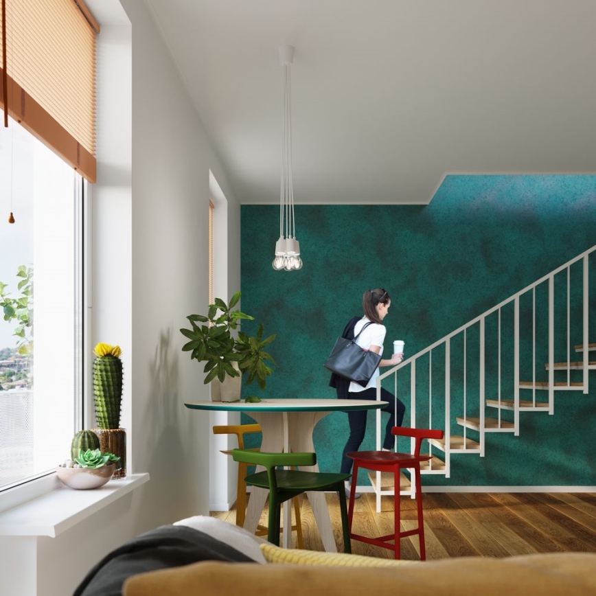 Candelabro num fio DIEGO 5xE27/60W/230V