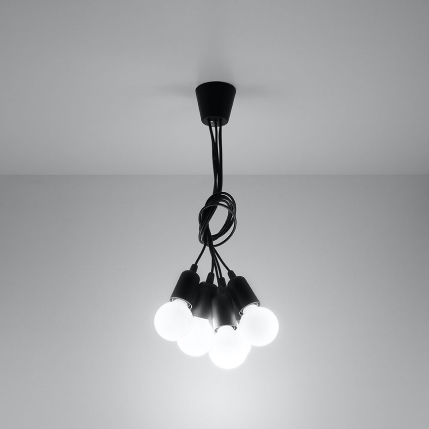 Candelabro num fio DIEGO 5xE27/60W/230V