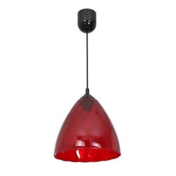 Candelabro num fio FLASH 1xE27/60W/230V vermelho