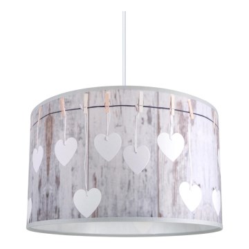 Candelabro num fio HEART 1xE27/60W/230V