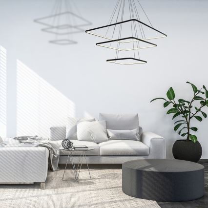 Candelabro num fio LED NIX LED/117W/230V preto antigo