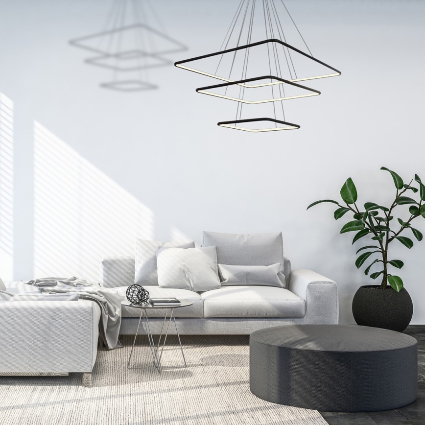 Candelabro num fio LED NIX LED/117W/230V preto antigo