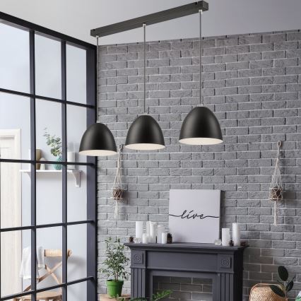 Candelabro num fio LIVIA 3xE27/60W/230V