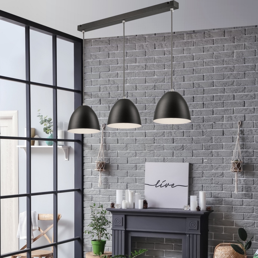 Candelabro num fio LIVIA 3xE27/60W/230V