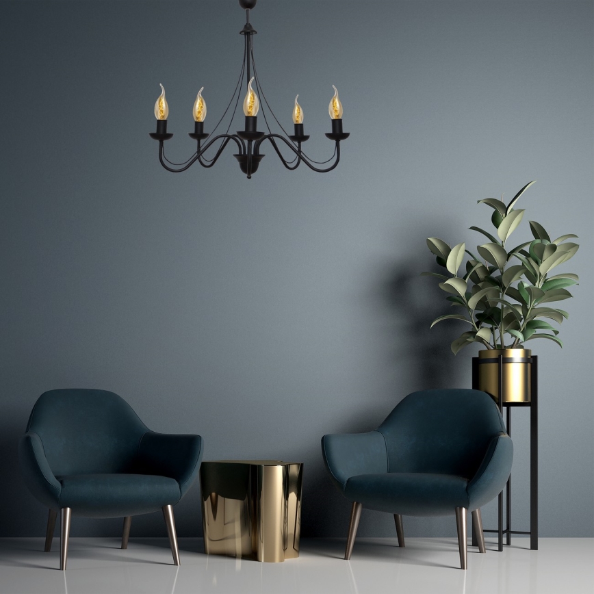 Candelabro num fio MALBO II 5xE14/10W/230V