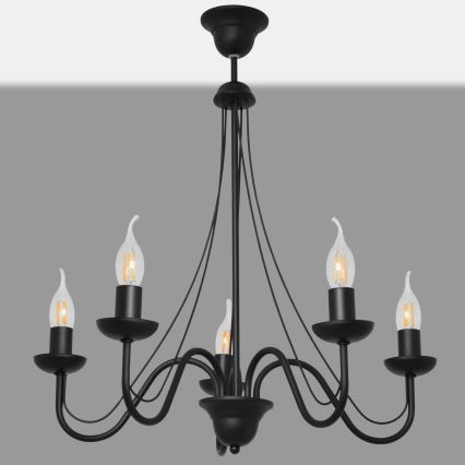 Candelabro num fio MALBO II 5xE14/10W/230V