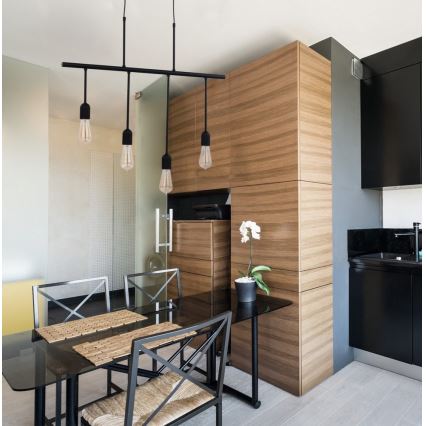 Candelabro num fio MANUFACTURE 4xE27/60W/230V