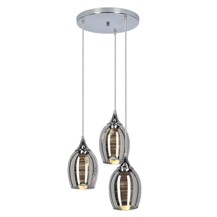 Candelabro num fio MARINA 3xE27/60W/230V