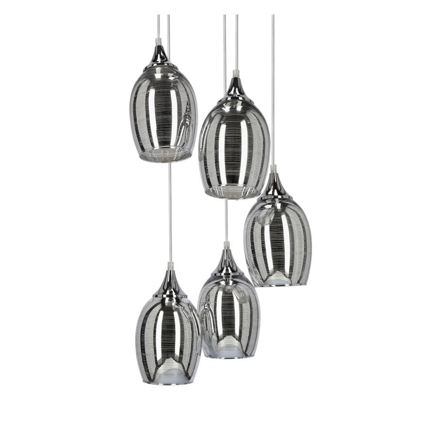 Candelabro num fio MARINA 5xE27/60W/230V