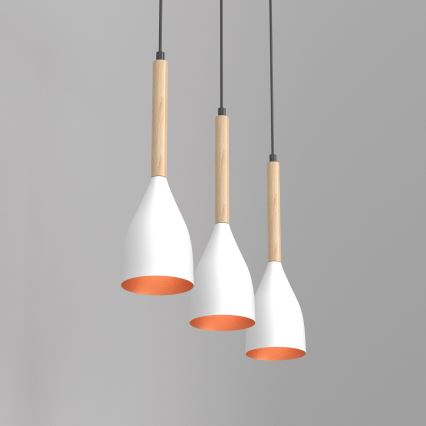 Candelabro num fio MUZA 3xE27/60W/230V