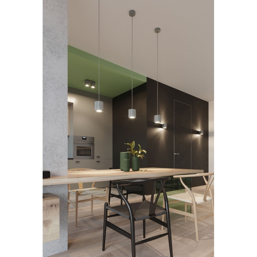 Candelabro num fio ORBIS 1 1xGU10/40W/230V cinzento