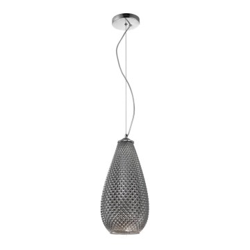 Candelabro num fio PETRA 1xE27/60W/230V cinzento