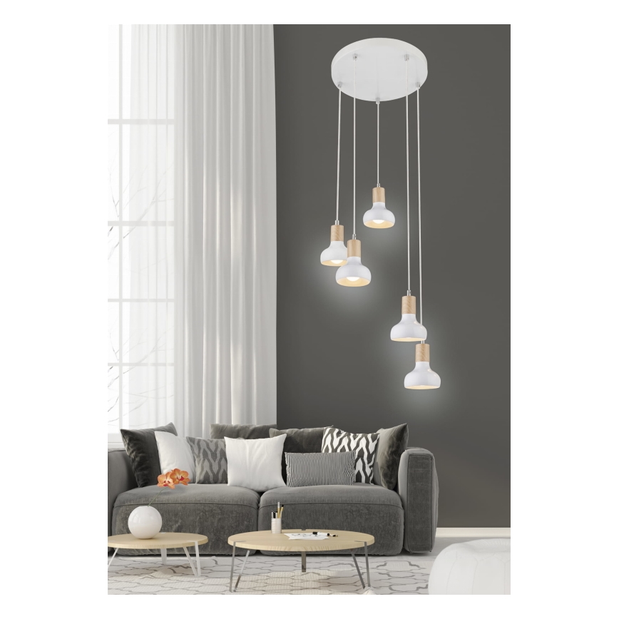 Candelabro num fio PUERTO 5xE14/40W/230V