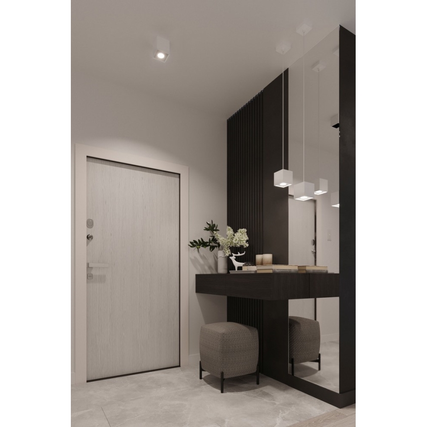 Candelabro num fio QUAD 1 1xGU10/40W/230V branco