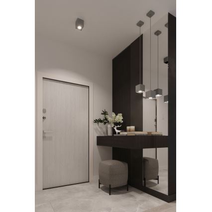 Candelabro num fio QUAD 1 1xGU10/40W/230V cinzento