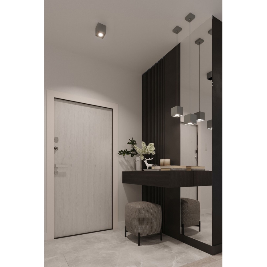 Candelabro num fio QUAD 1 1xGU10/40W/230V cinzento