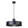 Candelabro num fio RIF 1xE27/60W/230V diâmetro 35 cm preto antigo