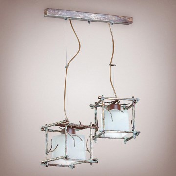 Candelabro num fio SAVANNAH KUBO 2xE27/40W/230V