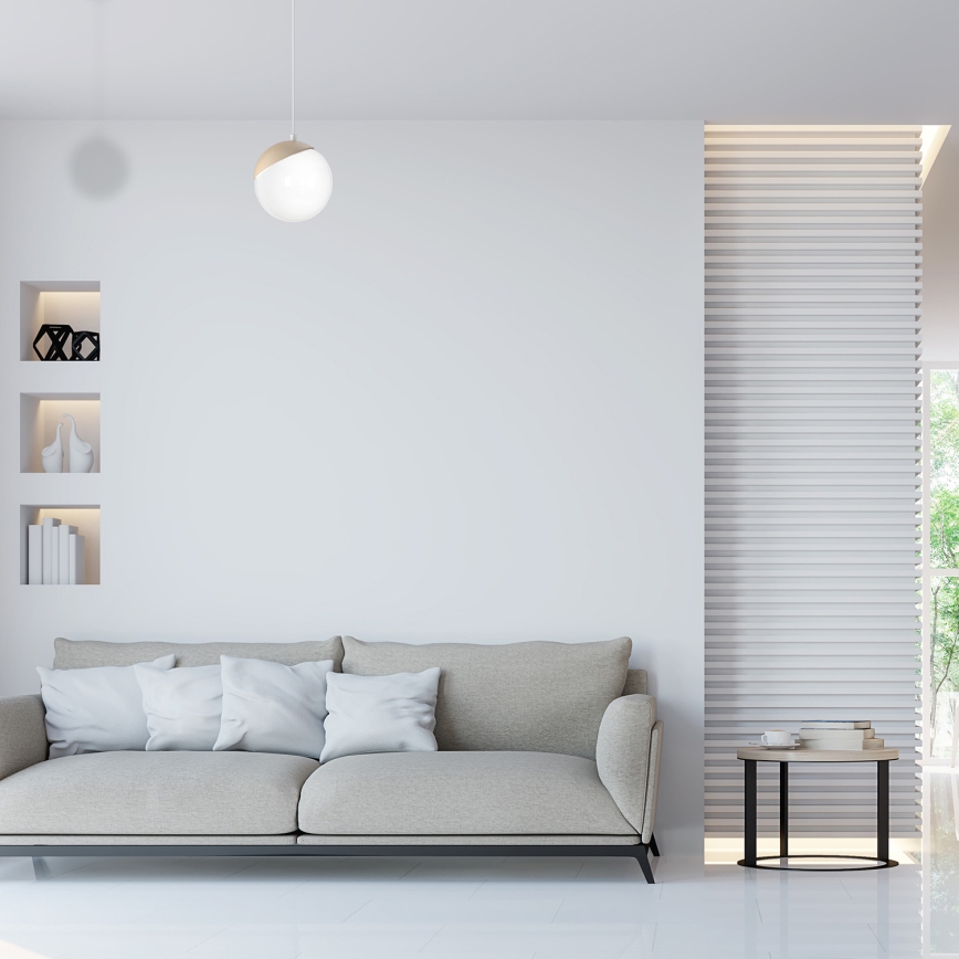 Candelabro num fio SFERA WOOD 1xE14/40W/230V