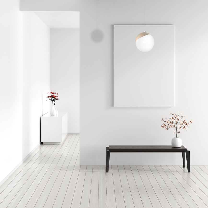 Candelabro num fio SFERA WOOD 1xE14/40W/230V