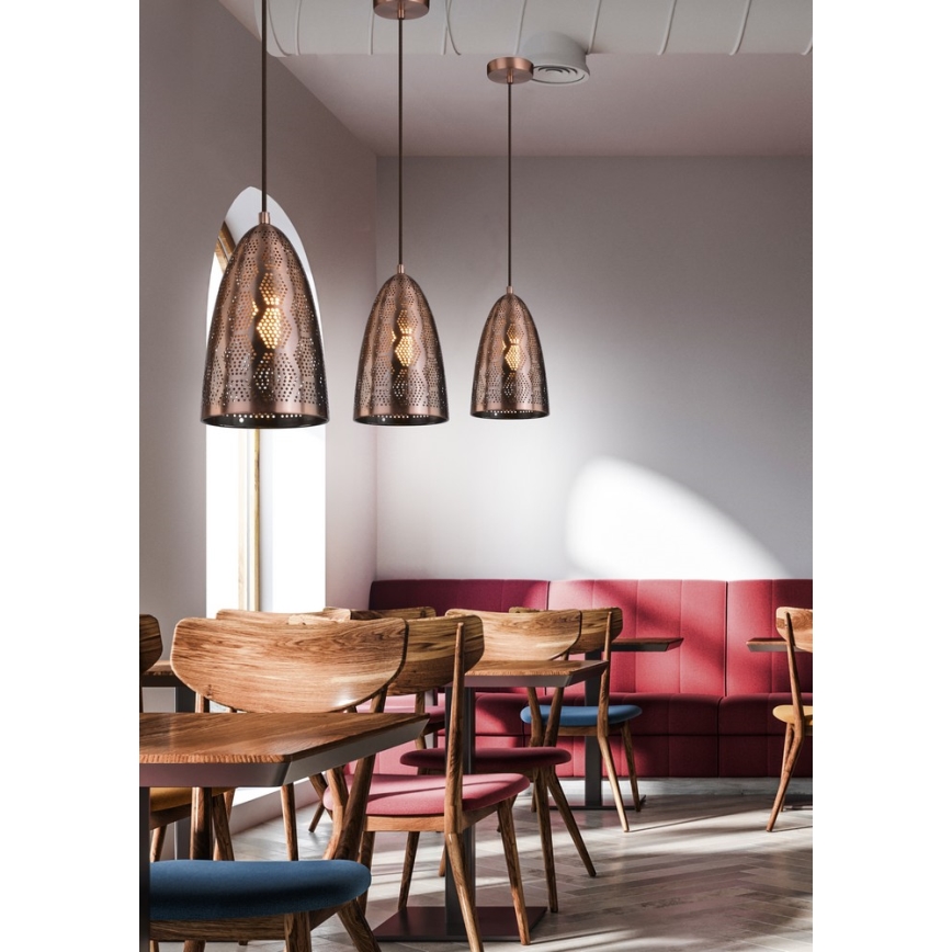 Candelabro num fio SFINKS 1xE27/60W/230V cobre