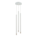 Candelabro num fio STALACTITE LASER 3xG9/3W/230V branco
