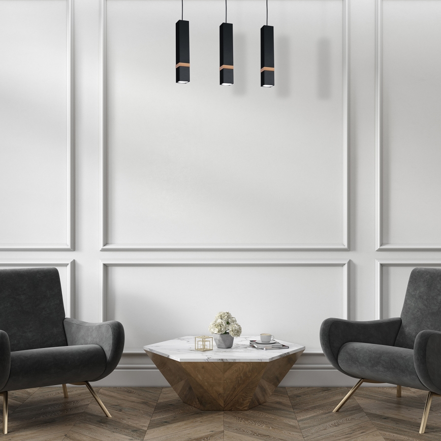 Candelabro num fio VIDAR 3xGU10/25W/230V