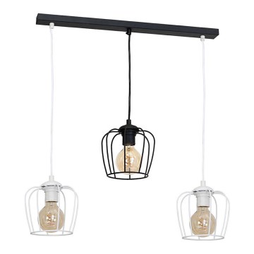 Candelabro num fio VINTAGE 3xE27/60W/230V