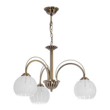 Candelabro numa corrente 3xE27/60W/230V