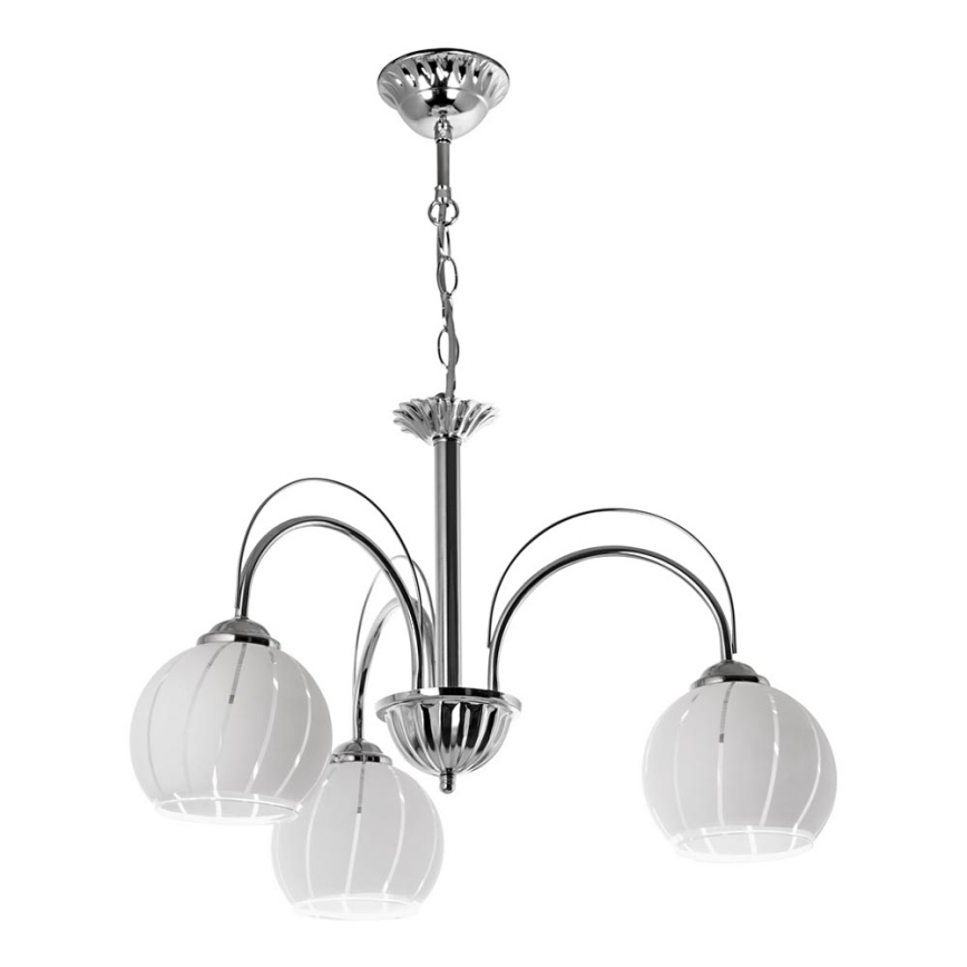 Candelabro numa corrente 3xE27/60W/230V