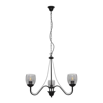 Candelabro numa corrente ALLENA 3xE27/15W/230V