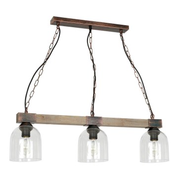 Candelabro numa corrente HAKON 3xE27/60W/230V