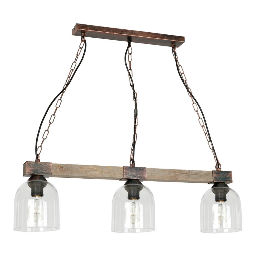 Candelabro numa corrente HAKON 3xE27/60W/230V