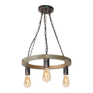 Candelabro numa corrente HAKON 3xE27/60W/230V