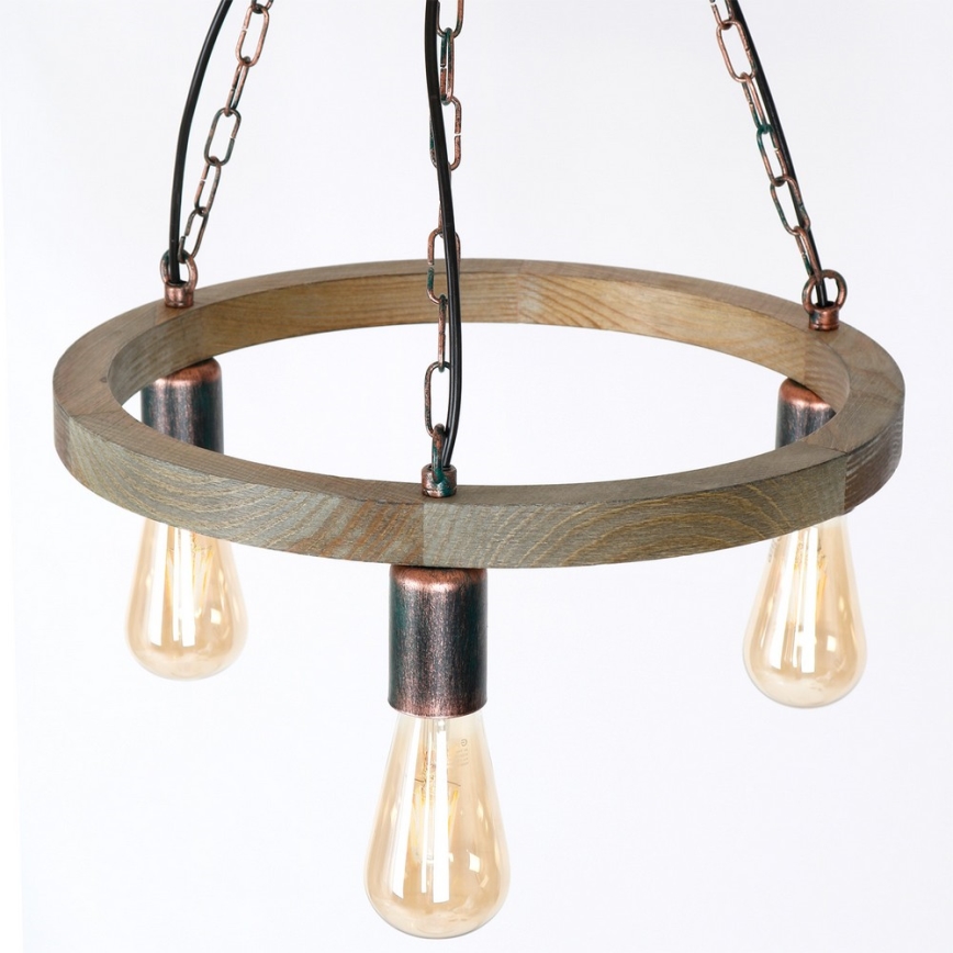 Candelabro numa corrente HAKON 3xE27/60W/230V