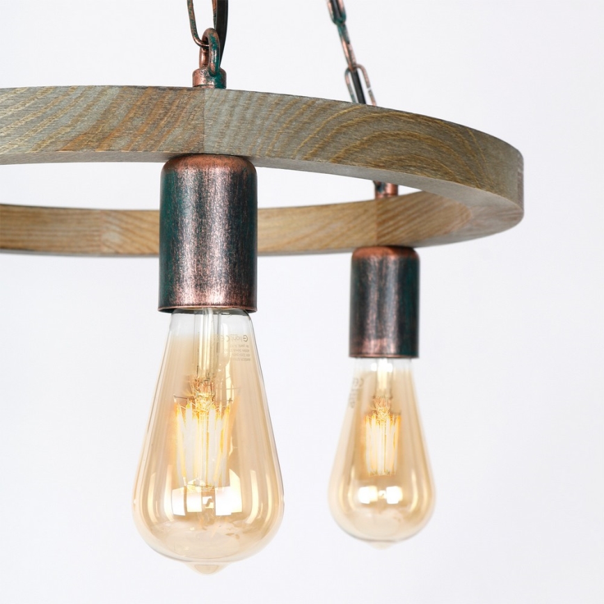 Candelabro numa corrente HAKON 3xE27/60W/230V