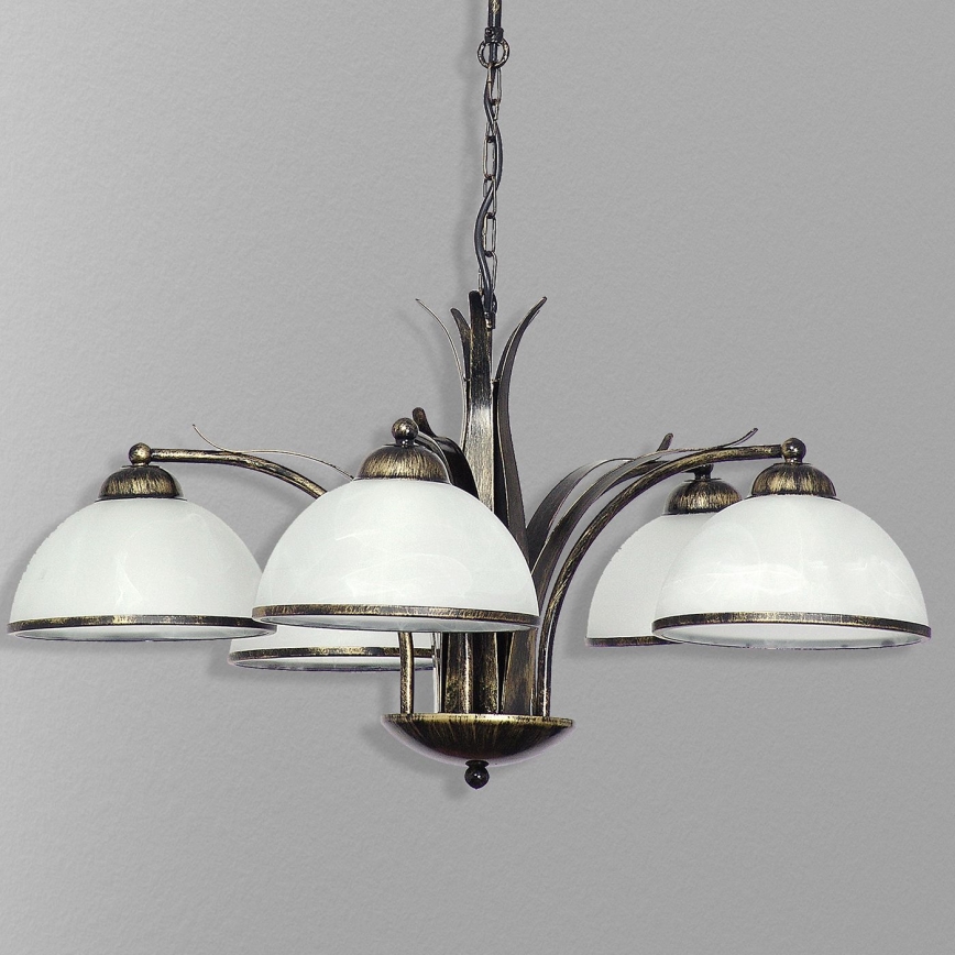 Candelabro numa corrente KORFU 5xE27/60W/230V