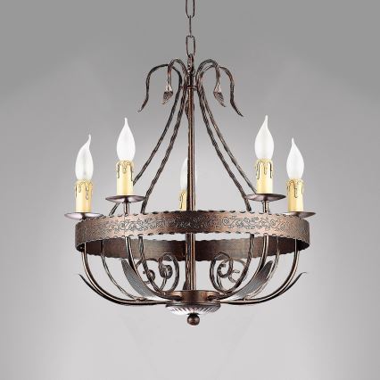 Candelabro numa corrente LOARA 10xE14/60W/230V