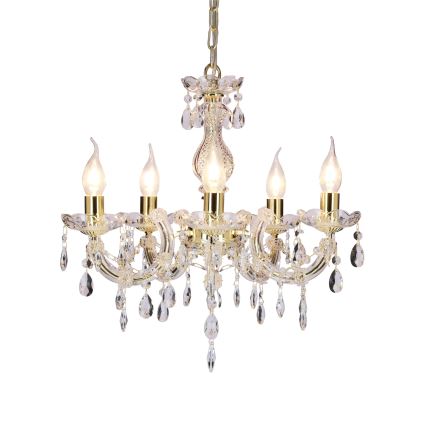 Candelabro numa corrente MARIA TERESA 5xE14/40W/230V