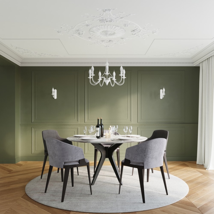 Candelabro numa corrente MINERWA 3 3xE14/40W/230V branco