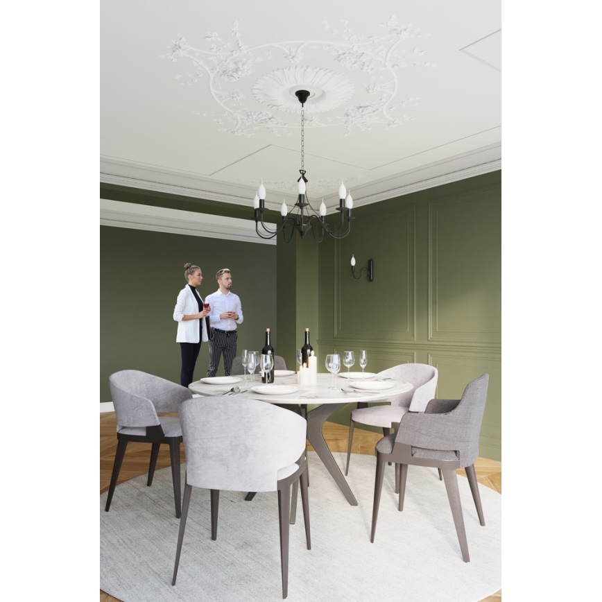 Candelabro numa corrente MINERWA 3 3xE14/40W/230V preto antigo