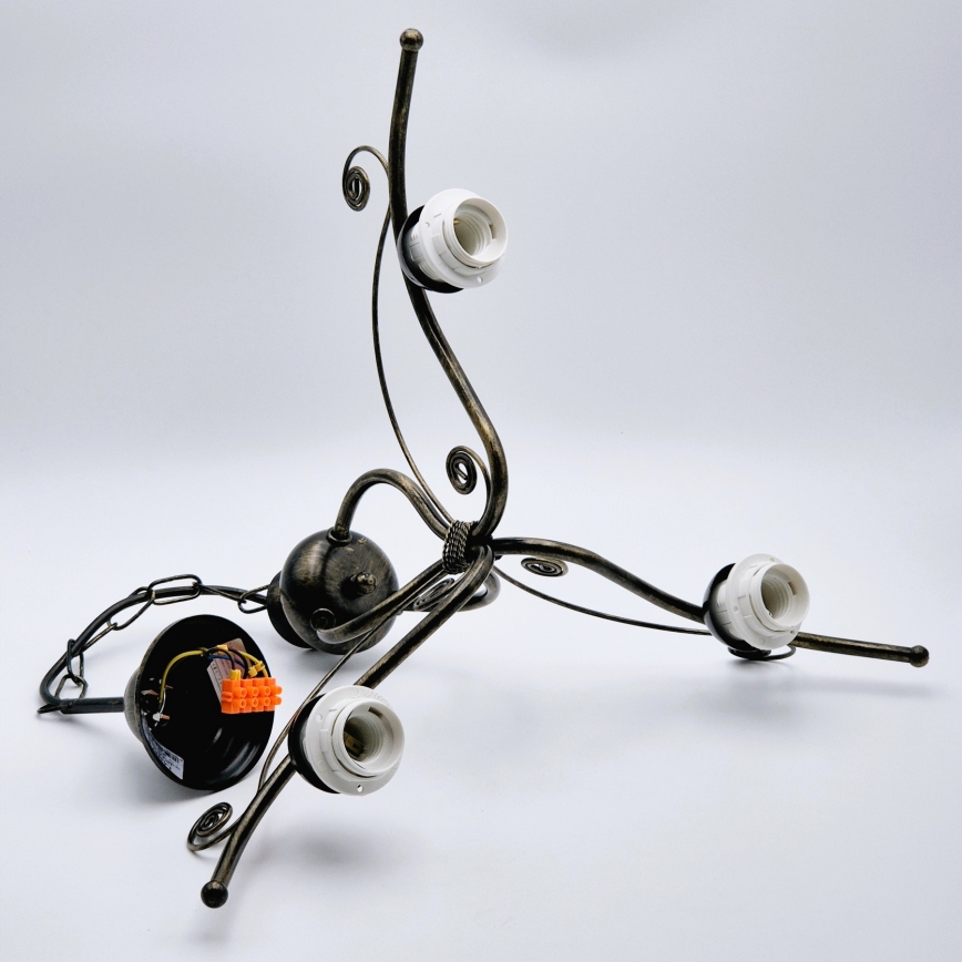 Candelabro numa corrente RETRO II 3xE27/60W/230V