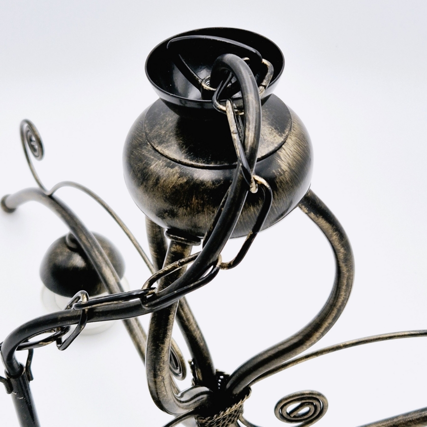 Candelabro numa corrente RETRO II 3xE27/60W/230V