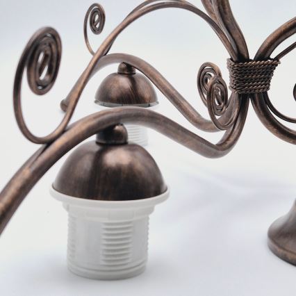 Candelabro numa corrente RETRO II 3xE27/60W/230V