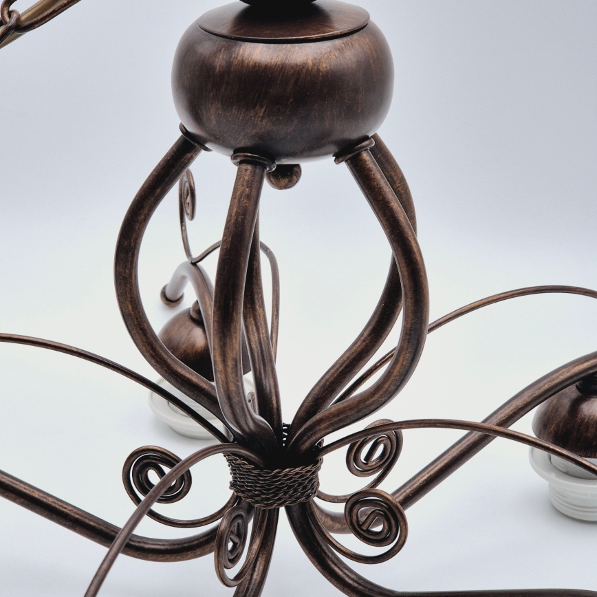 Candelabro numa corrente RETRO II 5xE27/60W/230V