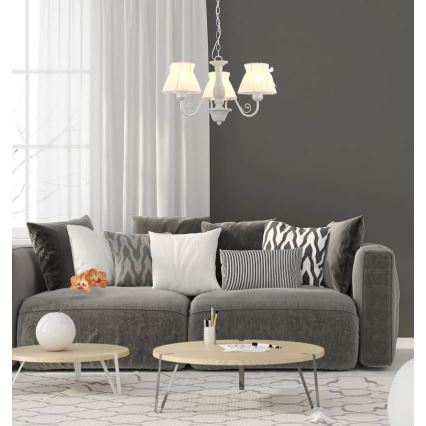 Candelabro numa corrente ZEFIR 3xE27/40W/230V