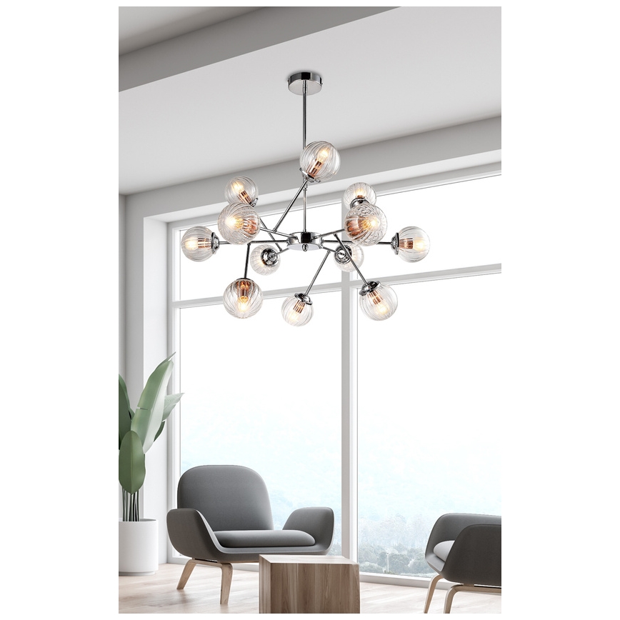 Candelabro pendente BEST 12xE14/40W/230V