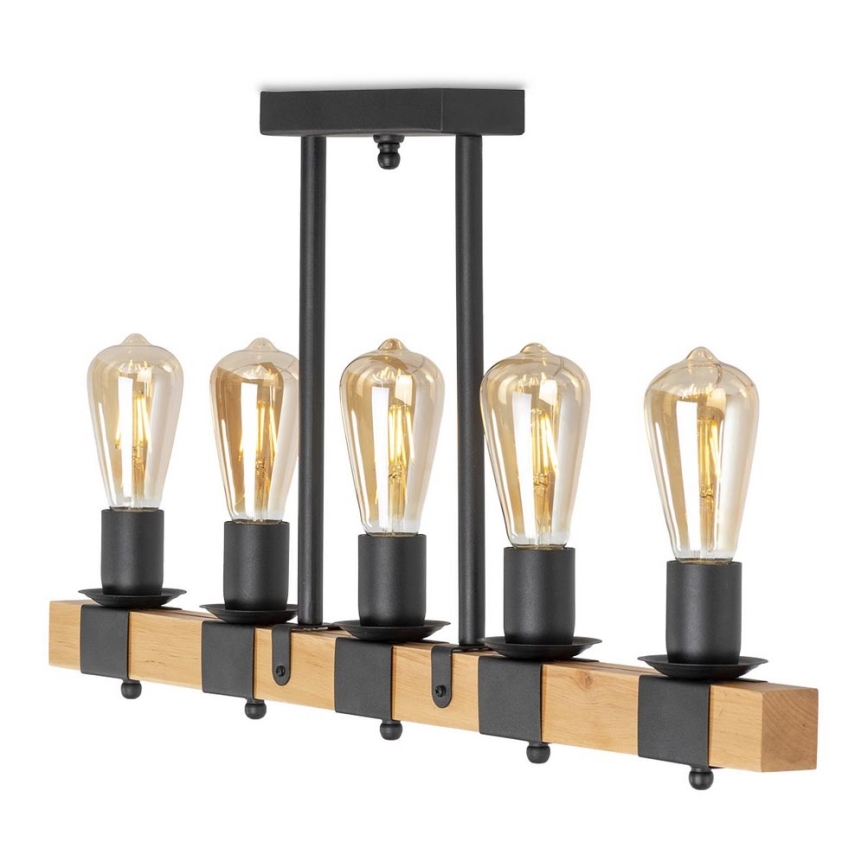 Candelabro pendente DEKO 5xE27/60W/230V
