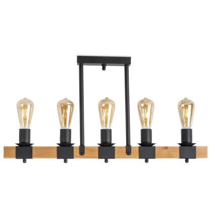Candelabro pendente DEKO 5xE27/60W/230V