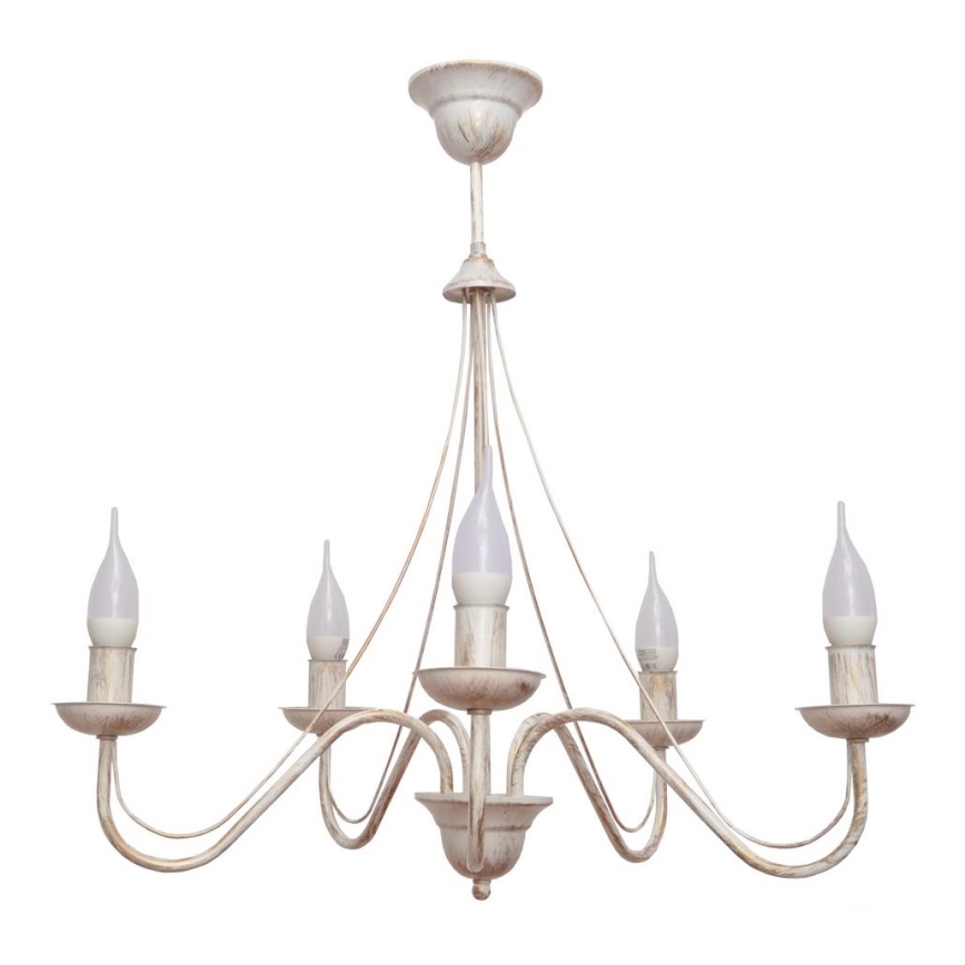 Candelabro pendente MALBO III 5xE14/10W/230V